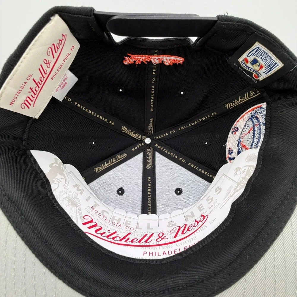 Houston Astros Mitchell & Ness Snapback Adjustable Hat Liberty Fit‎ Black NEW